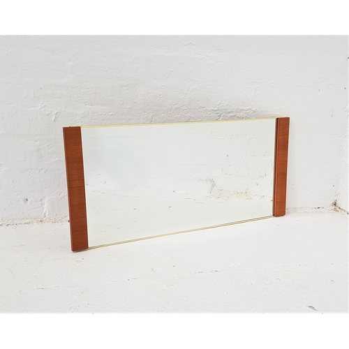 429 - RETRO WALL MIRROR
the rectangular mirror with decorative teak panels to the sides or top and bottom ... 