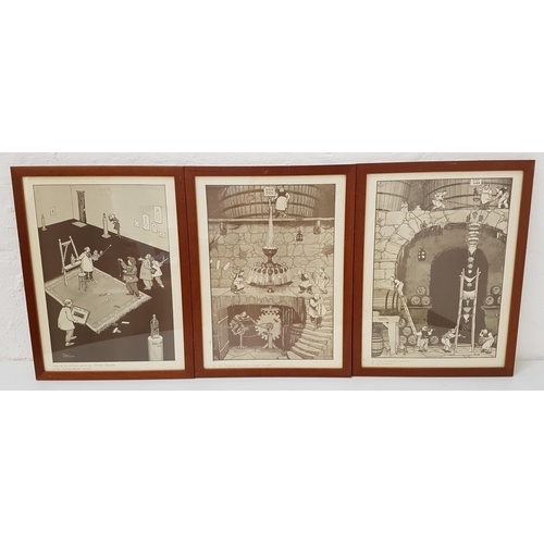 361 - WILLIAM HEATH ROBINSON
Johnnie Walker whisky, six prints, 38.5cm x 26.5cm (6)