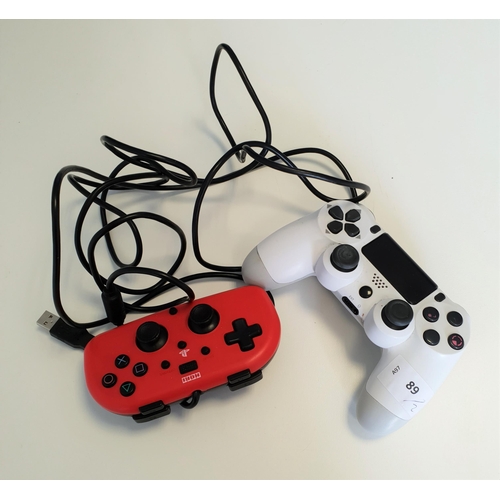 89 - PLAYSTATION 4  CONTROLLER
together with a Kori controller