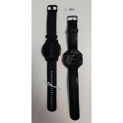 111 - TWO GARMIN SMARTWATCHES
viva active 4 and a forerunner 235