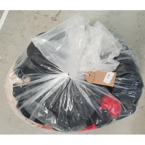 128 - ONE BAG OF HATS, SCARVES AND GLOVES