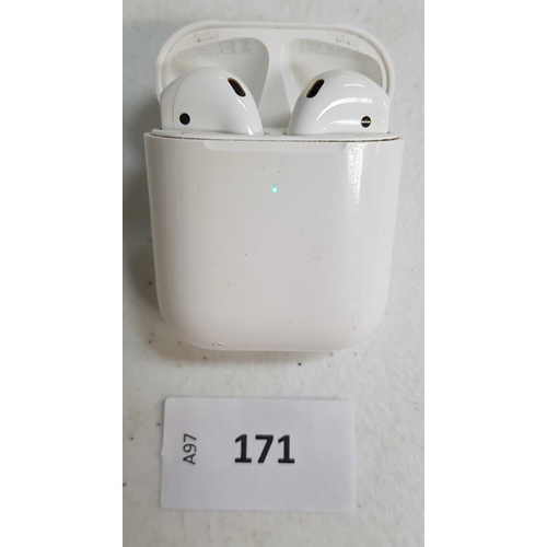 171 - APPLE AIRPOD SECOND GENERATION WITH WIRELESS CHARGING CASE