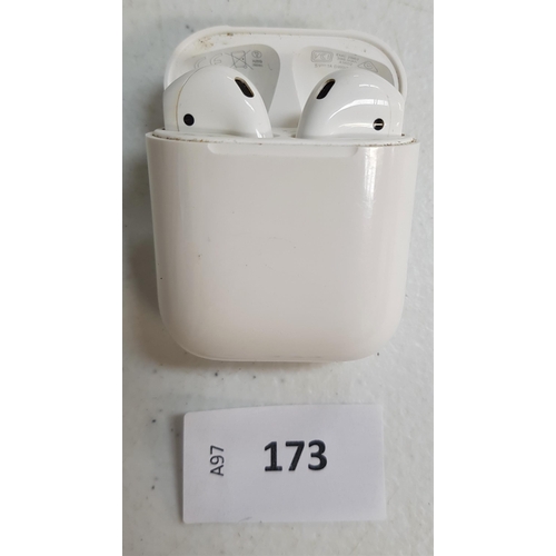 173 - APPLE AIRPODS SECOND GENERATION WITH LIGHTNING CHARGING CASE