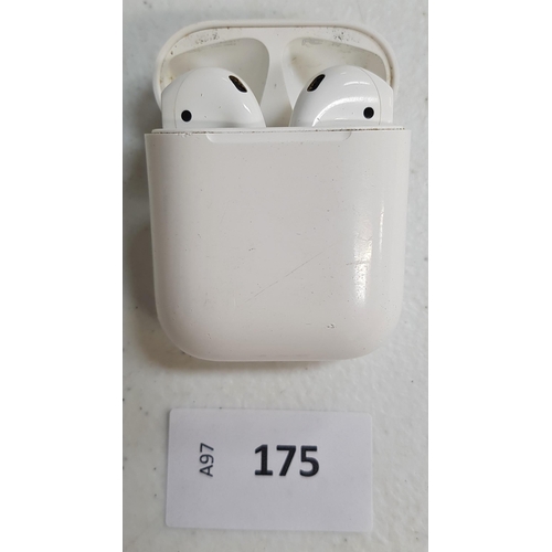 175 - APPLE FIRST GENERATION AIRPODS WITH LIGHTING CHARGING CASE