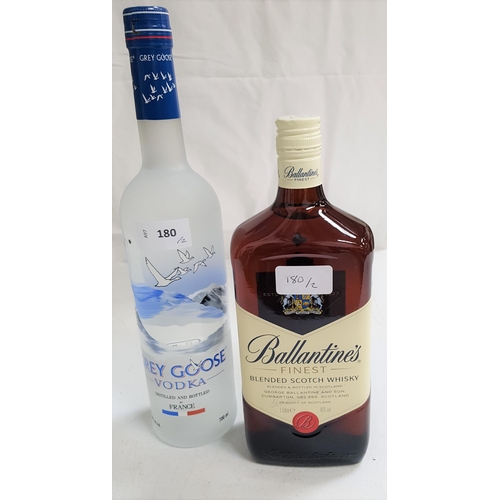 180 - GREY GOOSE VODKA (70CL & 40%); and  BALLENTINES WHISKY (70CL & 40%)
Note: You must be over the age o... 