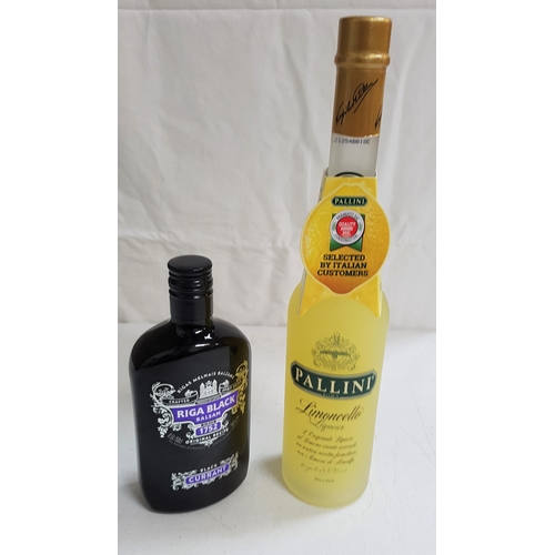 181 - LIMONCELLO LIQUEUR (50CL & 26%) AND RIGA BLACK BALSAM BLACKCURRENT LIQUEUR (50CL & 20%)