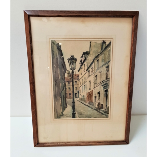 340 - KRANORF
Impasse Trainee, watercolour, signed, 32cm x 23cm