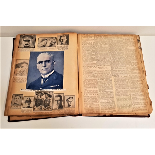 297 - WW1 SCRAPBOOK
Containing numerous clippings from newspapers and magazines, Victoria Cross winners, p... 