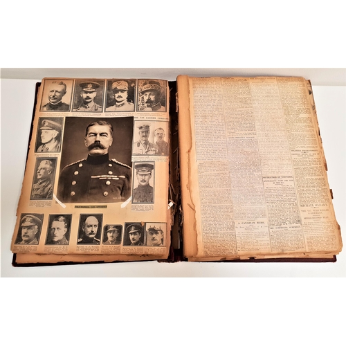 297 - WW1 SCRAPBOOK
Containing numerous clippings from newspapers and magazines, Victoria Cross winners, p... 