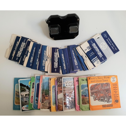 198 - SAWYERS VIEW-MASTER STEREO CAMERA
together with sixty three view cards, including weddings, cities a... 