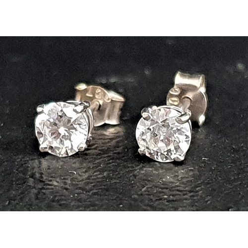 16 - PAIR OF DIAMOND STUD EARRINGS
the round brilliant cut diamonds approximately 0.2cts each (total weig... 