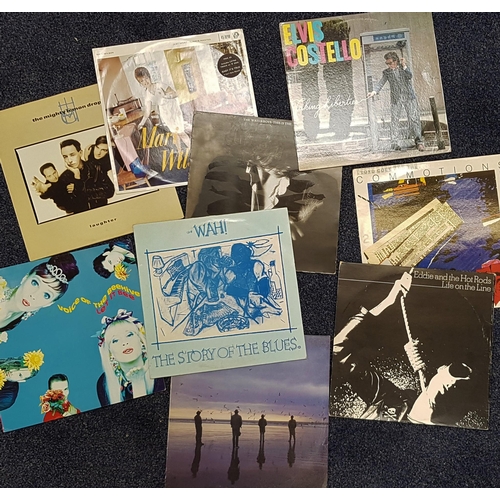 265 - LARGE SELECTION OF VINYL LPs
including U2, Echo And The Bunnymen. Thomas Dolby, Dire Straits, Dexys ... 
