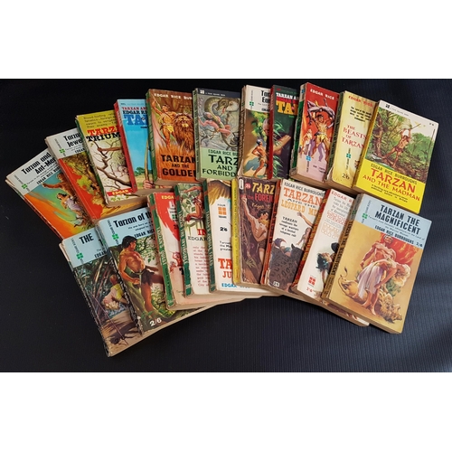 240 - TWENTY TARZAN PAPERBACK BOOKS
by Edgar Rice Burroughs including Tarzan And The Madman, The Beast Of ... 
