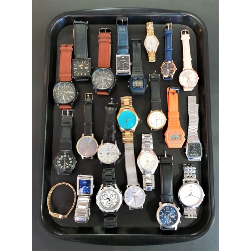 82 - SELECTION OF LADIES AND GENTLEMEN'S WRISTWATCHES
including Emporio Armani, Casio, Citizen Eco-Drive,... 