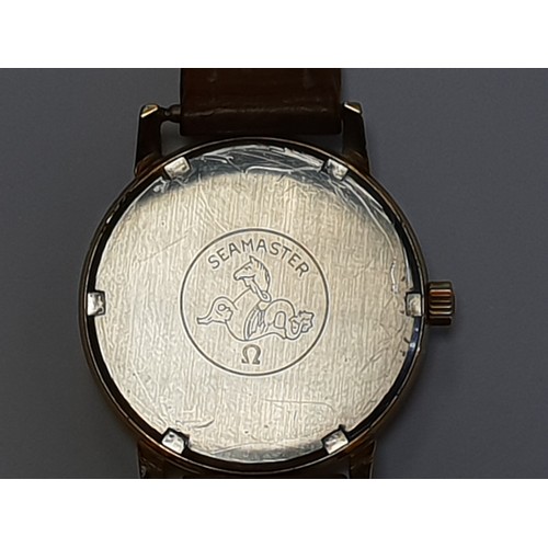 20 - GENTLEMAN'S OMEGA WRISTWATCH
1967-8, the champagne dial with baton five minute markers and Arabic nu... 