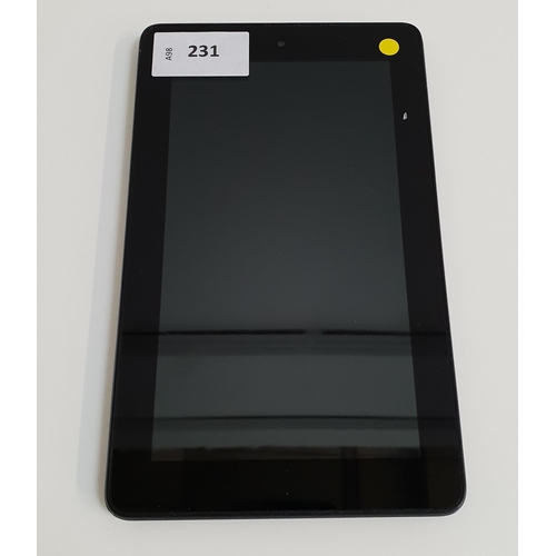 231 - AMAZON KINDLE FIRE 5TH GENERATION
serial number: G0K0 H404 6144 05GG, Note: It is the buyer's respon... 