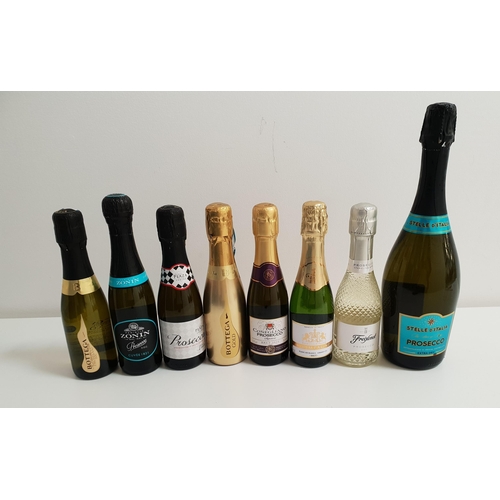 304 - SEVEN BOTTLES OF PROSECCO
comprising one bottle of Stelle d'Italia (75cl and 11%); one bottle of Pla... 