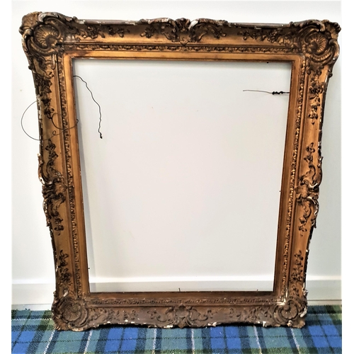 473 - LARGE ORNATE GILT PICTURE FRAME
96cm x 84.5cm