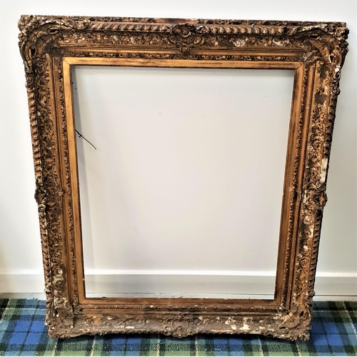 474 - LARGE ORNATE GILT PICTURE FRAME
100cm x 87.5cm