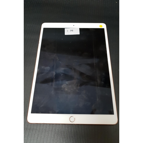 76 - APPLE IPAD AIR A2152 3RD GEN
serial number: F9FD11RPLMPN, NOT Apple Account Locked, Note: It is the ... 