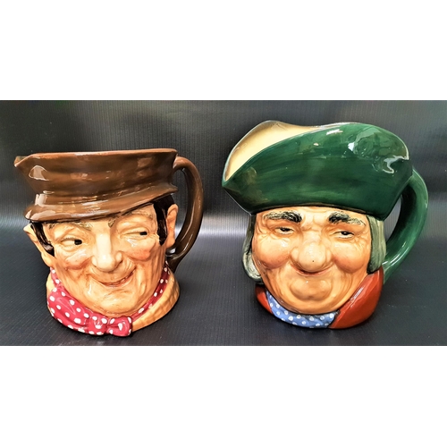 181 - TWO LARGE ROYAL DOULTON CHARACTER JUGS
Sam Weller and Joly Philpots (2)