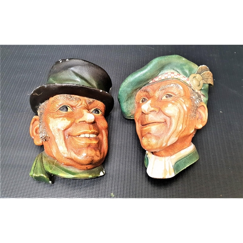 209 - TWO BOSSONS PLASTER PLAQUES
depicting a Scotsmen wearing a bonnet, 14cm high and a gentleman wearing... 