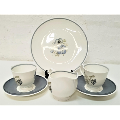 173 - SUSI COOPER TEA SERVICE
decorated in the 'Glen Mist' pattern, comprising tea cups and saucers, side ... 