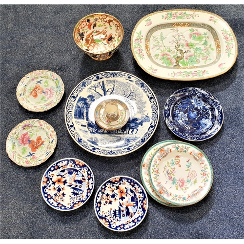 191 - MIXED LOT OF CERAMICS
including a Coalport Indian Tree pattern coffee can and saucer, large Indian T... 