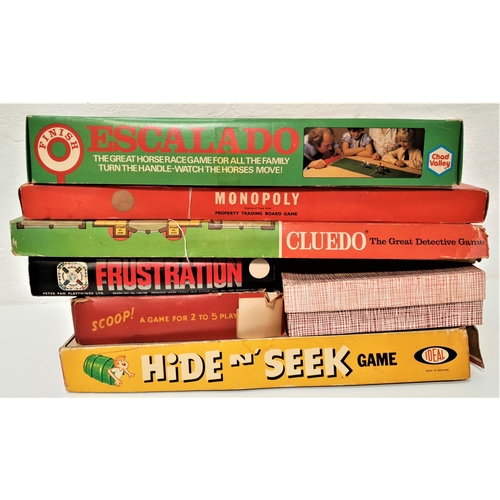 433 - SELECTION OF VINTAGE BOXED BOARD GAMES AND TOYS
comprising Hide n' Seek Game, Waddington's Scoop, Ha... 