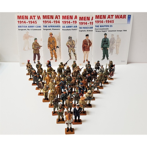 435 - SELECTION OF DEL PRADO 'MEN AT WAR 1914-1945' HAND PAINTED LEAD SOLDIERS
all with corresponding book... 