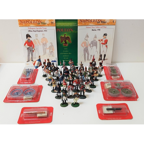 436 - SELECTION OF DEL PRADO 'NAPOLEON AT WAR' HAND PAINTED LEAD SOLDIERS
all with corresponding booklets ... 