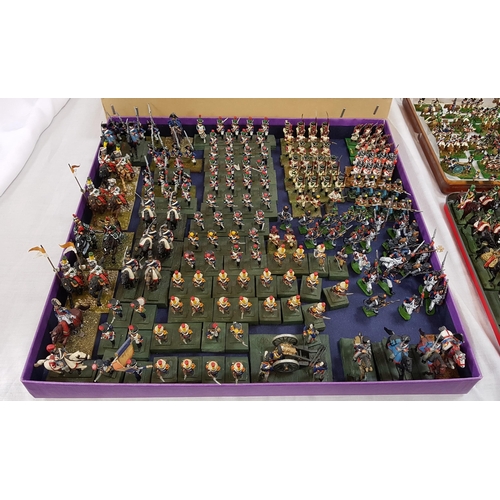 437 - VERY LARGE SELECTION OF HAND PAINTED LEAD SOLDIERS
various countries, regiments and ranks, including... 