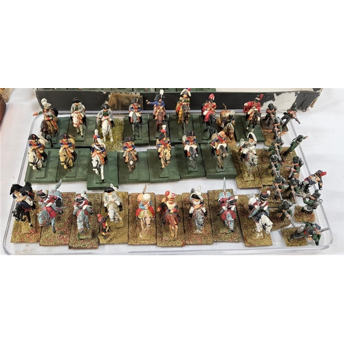 437 - VERY LARGE SELECTION OF HAND PAINTED LEAD SOLDIERS
various countries, regiments and ranks, including... 