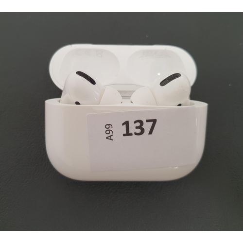 137 - APPLE AIRPOD PROS WITH PRO CHARGING CASE