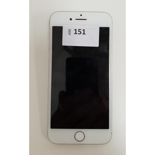 151 - APPLE IPHONE 8 64GB SILVER
imei: 356087096661159, serial number: F4GXN1R1JC68, Apple Account Locked,... 