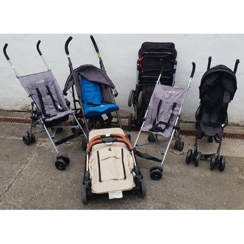 92 - SELECTION OF SIX PRAMS/ BUGGIES
including: Cuggle, Joi, Groco, Sonarin etc