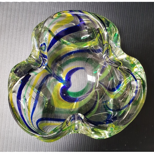 226 - 1960s VENETIAN MURANO GLASS BOWL
by Vetro Artistico Veneziano, the art glass biomorphic bowl having ... 