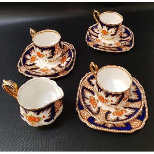 264 - ROYAL ALBERT TEA SET
decorated in the Royalty pattern and comprising ten cups and saucers, ten side ... 