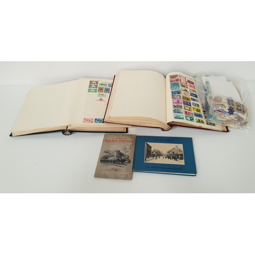 391 - SELECTION OF STAMPS
contained in two albums and loose, various countries, together with a small sele... 