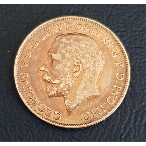 408 - GEORGE V GOLD SOVEREIGN COIN
dated 1917