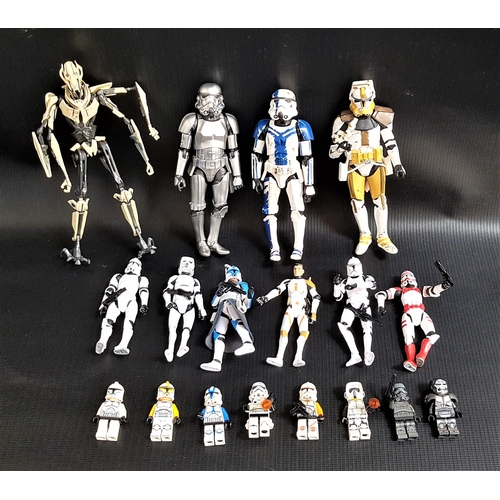 407 - SELECTION OF MODERN HASBRO STAR WARS FIGURES
including four larger size examples - three various Sto... 