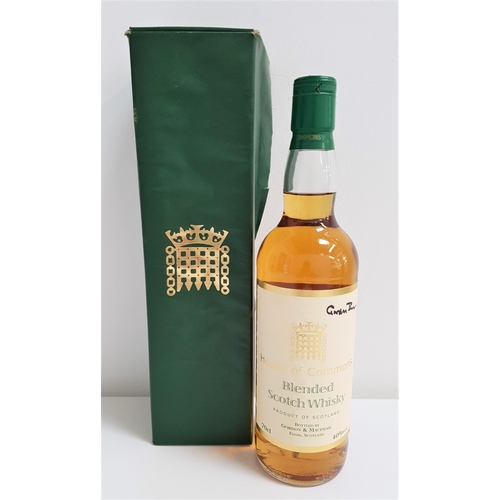 19 - SIGNED HOUSE OF COMMONS BLENDED SCOTCH WHISKY
signed by Gordon Brown. Bottled by Gordon & MacPhail, ... 