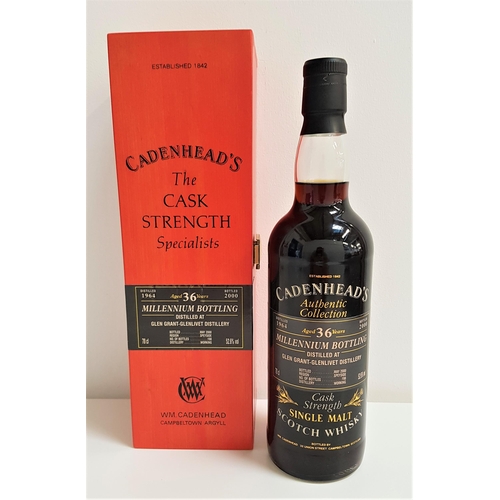41 - CADENHEAD'S AUTHENTIC COLLECTION 36 YEAR OLD GLEN GRANT-GLENLIVET SINGLE MALT SCOTCH WHISKY
Distille... 