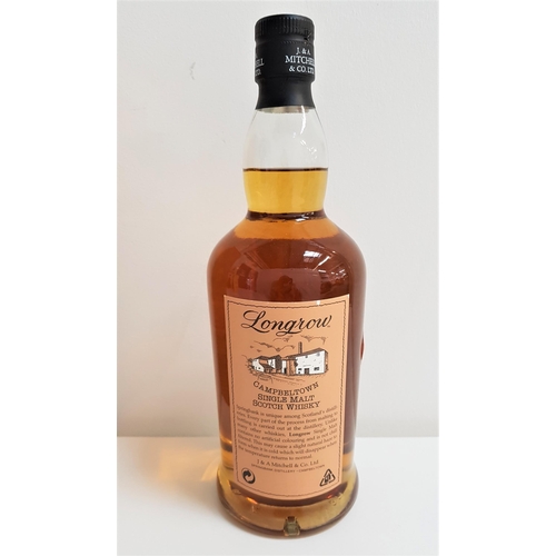 42 - LONGROW 10 YEAR OLD CAMPBELTOWN SINGLE MALT SCOTCH WHISKY
distilled 1996. Distilled and bottled by J... 