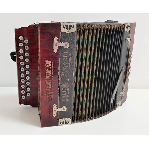 370 - THE VICEROY ACCORDIAN
the Italian model with a simulated rosewood body