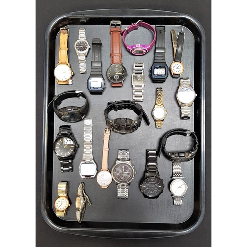 47 - SELECTION OF LADIES AND GENTLEMEN'S WRISTWATCHES
including Emporio Armani, Casio, Fossil, Radley, Lo... 