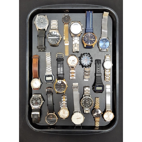 80 - SELECTION OF LADIES AND GENTLEMEN'S WRISTWATCHES
including Tommy Hilfiger, Swatch, MWC, Casio, Rila ... 