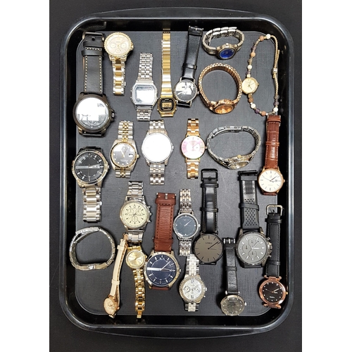 87 - SELECTION OF LADIES AND GENTLEMEN'S WRISTWATCHES
including Casio, Storm, Calvin Klein, Festina, Arma... 