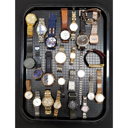 105 - SELECTION OF LADIES AND GENTLEMEN'S WRISTWATCHES
including Guess, Lorus, Calvin Klein, Citizen Eco-D... 