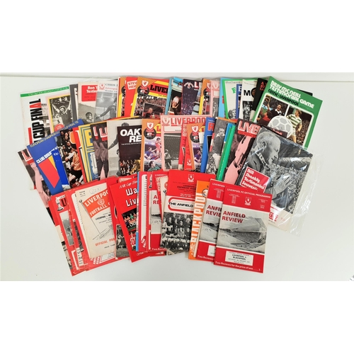 388 - LIVERPOOL FOOTBALL CLUB PROGRAMMES
from the 1950s, 1960s, 1970s and 1980s (80)